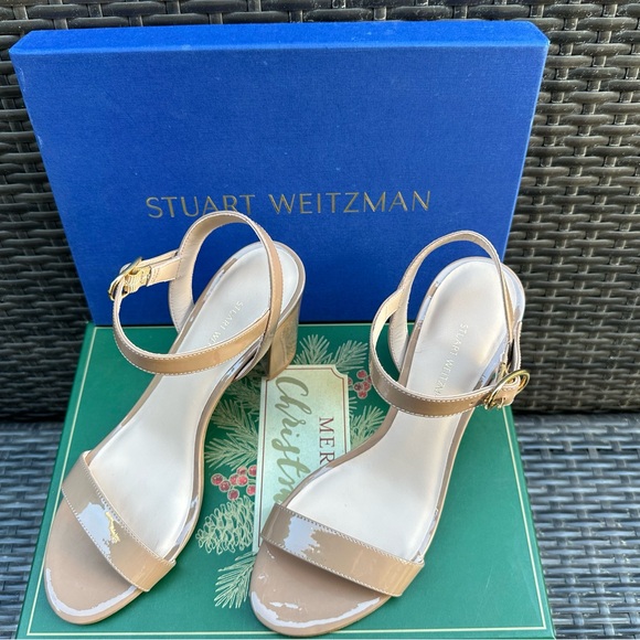 Stuart Weitzman Beige Heels - Picture 1 of 9